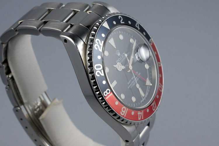 1999 Rolex GMT 16700 with Box and Papers