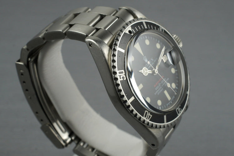 1970 Rolex Red Submariner 1680 Mark 4 Dial