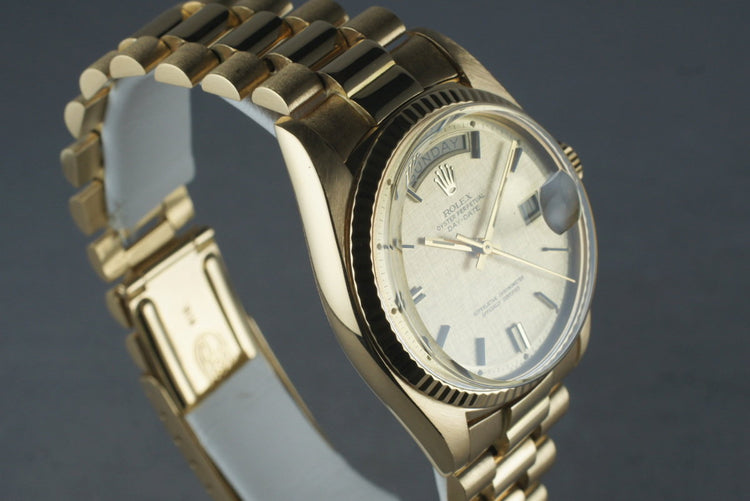 1972 Rolex Vintage 18K YG President 1803