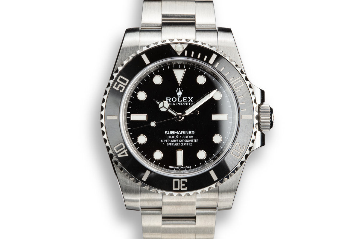 HQ Milton 2017 Rolex Submariner 114060 with Box and Papers, Inventory #A2606, For Sale