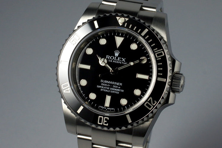 2012 Rolex Submariner 114060