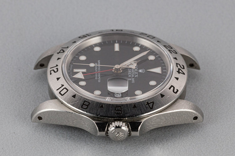 1990 Rolex Explorer II 16570 Black Dial with Box and Papers