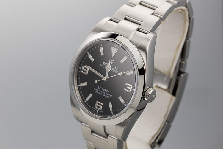 2015 Rolex Explorer 214270 with Box and Papers