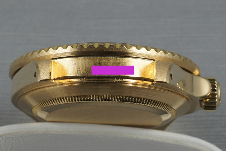 1980 Rolex 18K Submariner 16808 with Blue Nipple Dial