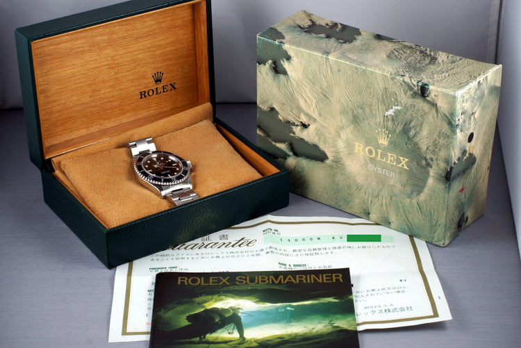 2001 Rolex Submariner 14060M with Box and Papers