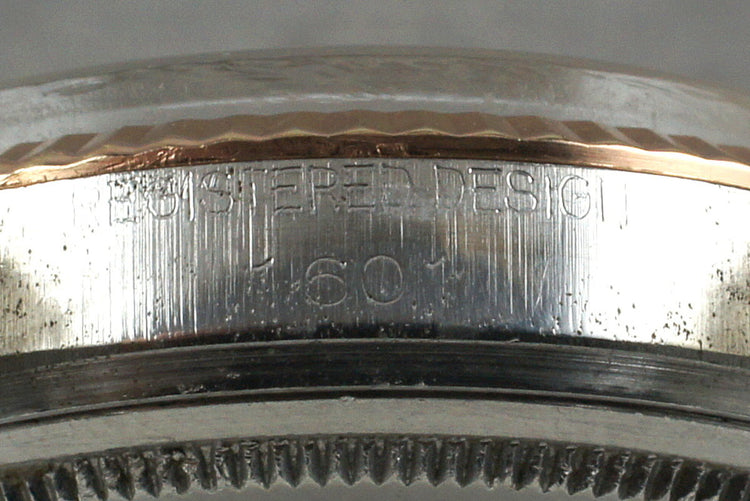 1966 Rolex DateJust 1601 Rose Gold and Stainless Steel