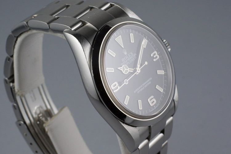 2002 Rolex Explorer 114270 with Box and Papers