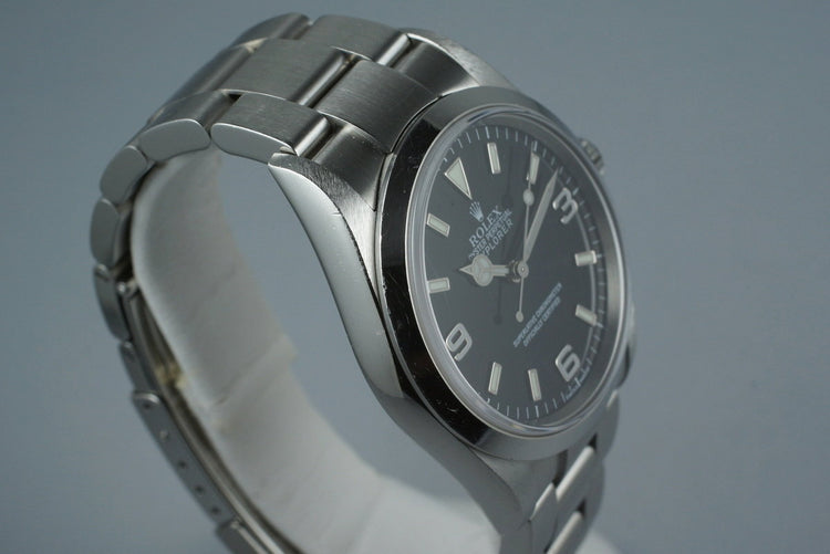 2002 Rolex Explorer 114270 with Box and Papers