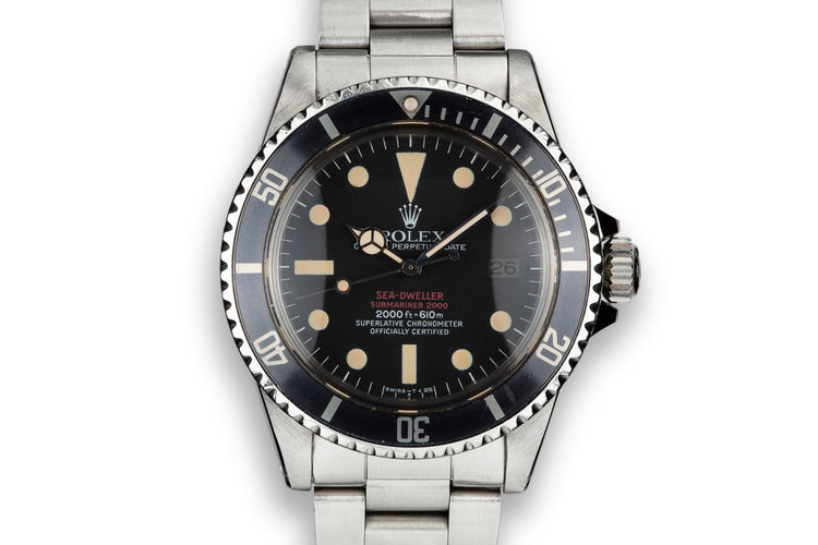 1978 Rolex Double Red Sea-Dweller 1665 with Mark 4 Dial