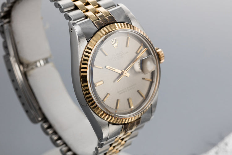 1972 Rolex Two-Tone DateJust 1601 Grey Sigma Dial