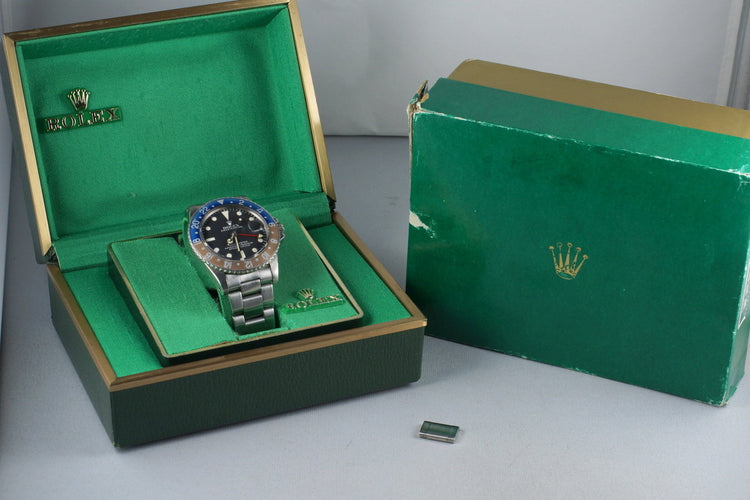 1978 Rolex GMT 1675 with Box