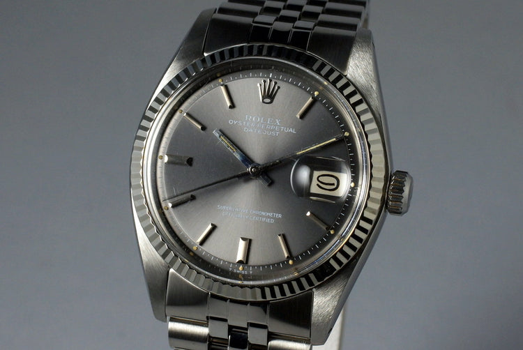 1972 Rolex DateJust 1601 Gray Dial