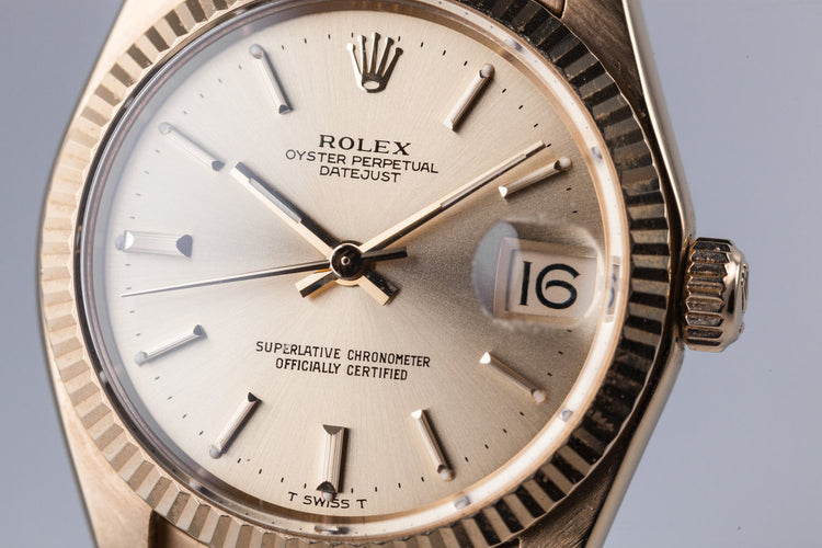 1979 Rolex Midsize 31mm Datejust 6827