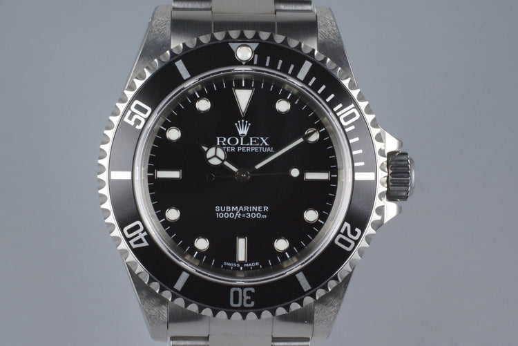 2001 Rolex Submariner 14060M