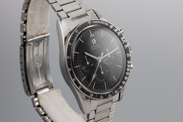1967 Omega Straight Lug Pre-Moon Speedmaster Professional 105.003 with Extract from the Archives Paper and Case