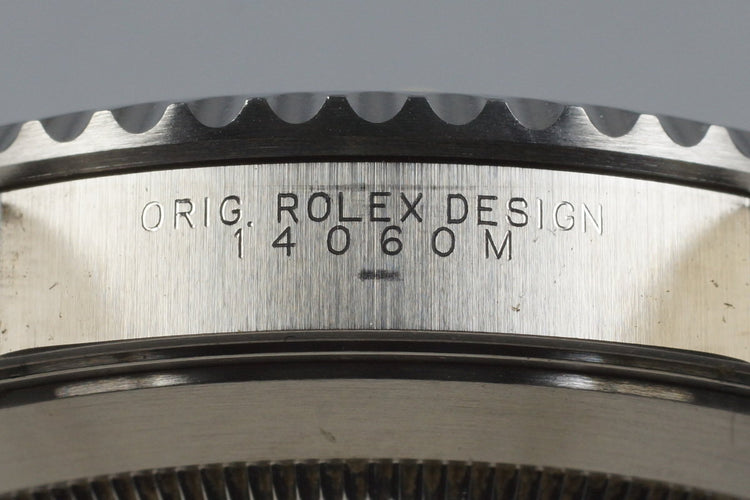2012 Rolex Submariner 14060M 4 Line Dial