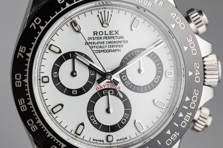 2017 Rolex Daytona 116500LN White Dial with Box and Papers MINT