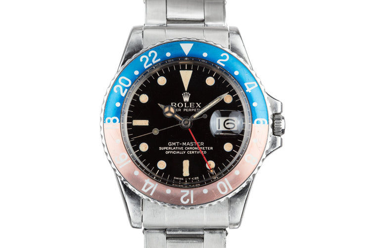 1966 Rolex GMT-Master 1675 Gilt Dial
