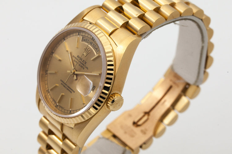 1989 Rolex YG Day-Date 18238