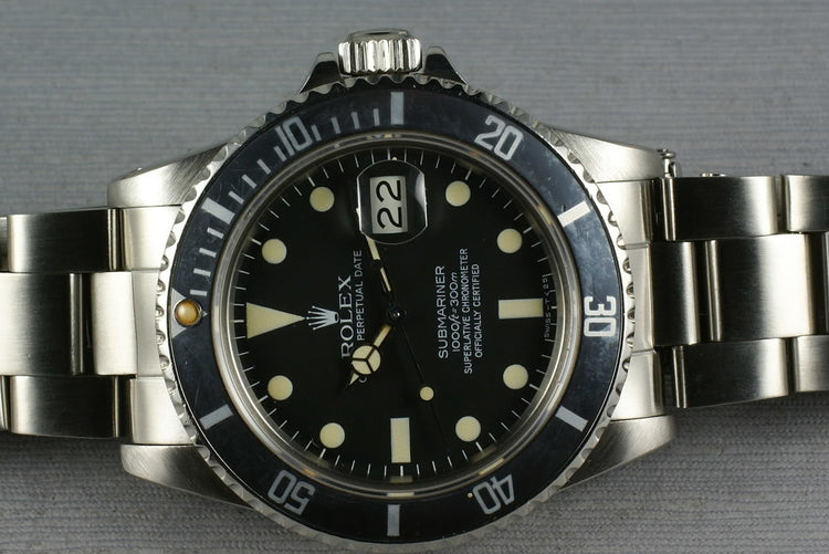 Rolex Submariner 16800 Matte Dial Box and Papers