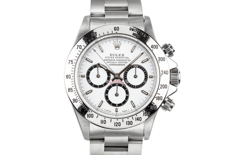 1991 Rolex Zenith Daytona 16520 with Inverted 6 White Dial