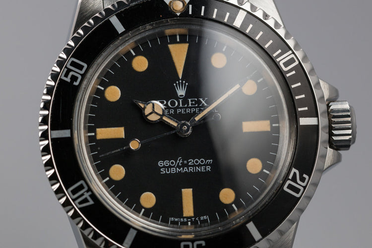 1978 Rolex Submariner 5513 with Mk I Maxi Dial