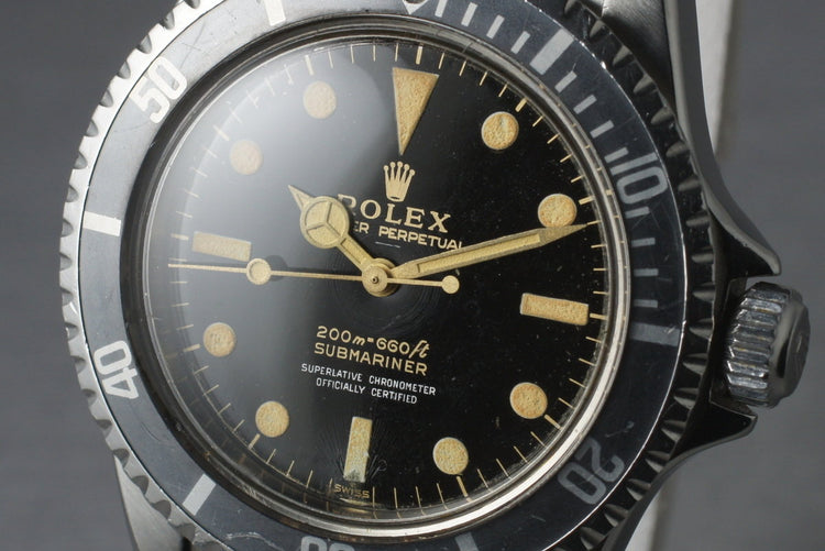 1963 Rolex Submariner 5512 Gilt Underline Dial