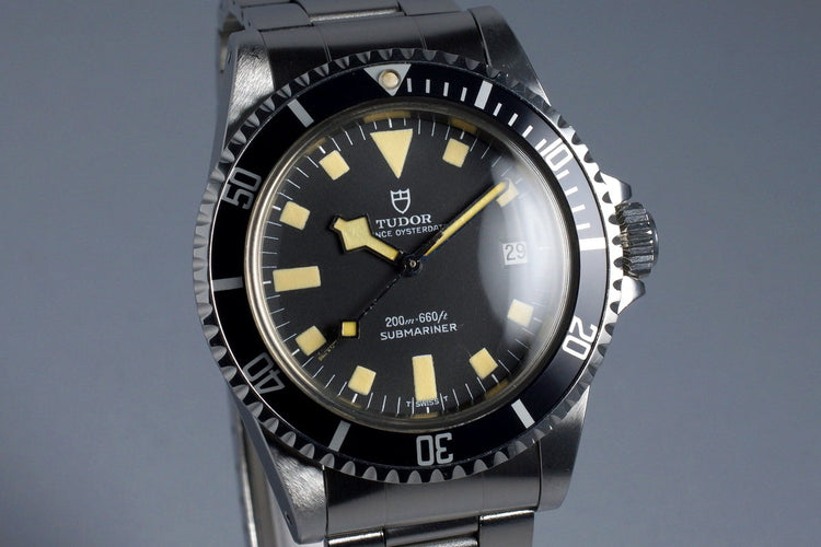 1979 Tudor Black Submariner 94110 Snowflake