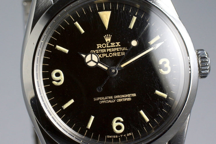 1966 Rolex Explorer 1 1016 Glossy Gilt Dial