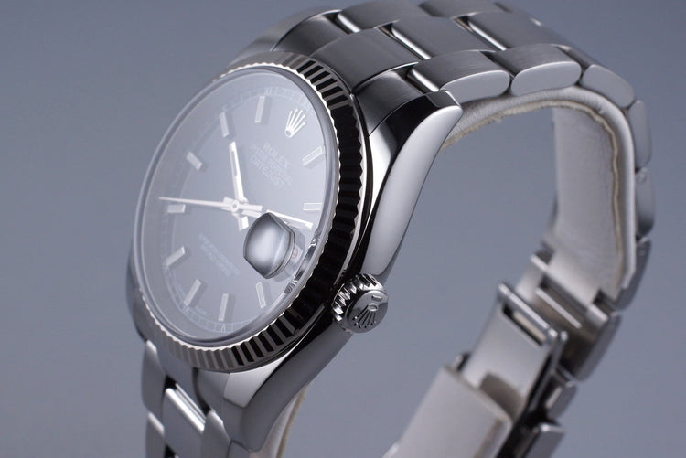 2006 Rolex DateJust 116234 Black Dial with Box