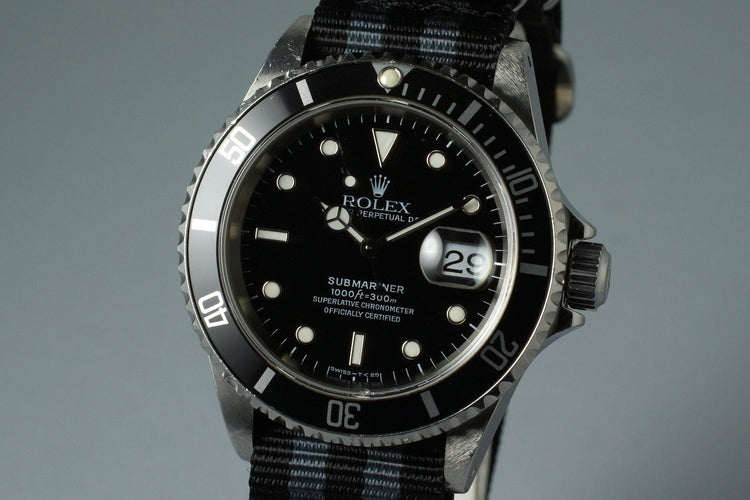 1997 Rolex Submariner 16610