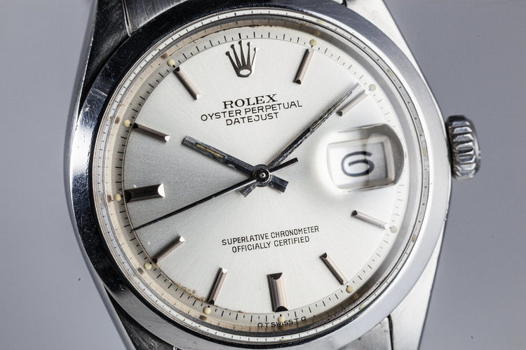 1970 Rolex DateJust 1600 with Silver Sigma Dial