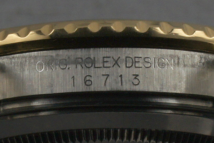 2002 Rolex Two Tone GMT Master II 16713 Root Beer