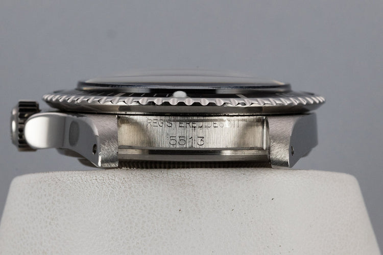 1966 Rolex Submariner 5513 with "SWISS" Only Luminova Service Dial