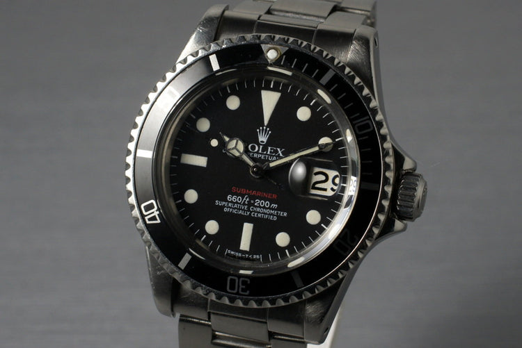 1972 Rolex Red Submariner 1680 with Mark VI Dial