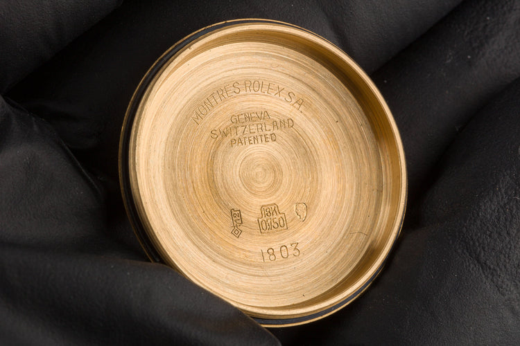 1974 Rolex 18K YG Day-Date 1803 Gold Dial