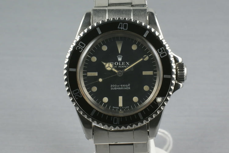 Rolex Submariner Ref: 5513 Meters First