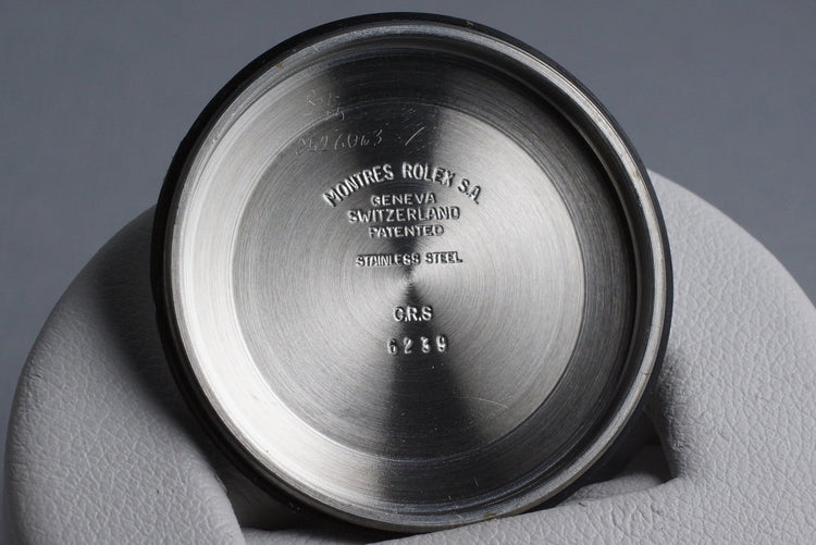 1975 Rolex Daytona 6263 Black Sigma Big Red Daytona Dial with RSC Papers