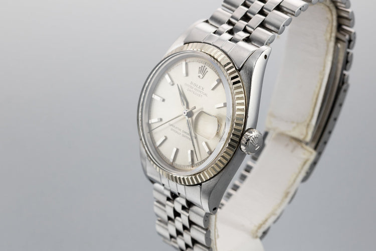 1963 Rolex DateJust 1601 Silver Dial with Dauphine hands