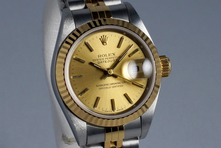 1995 Rolex Ladies Two Tone DateJust 69173 with Box and Papers