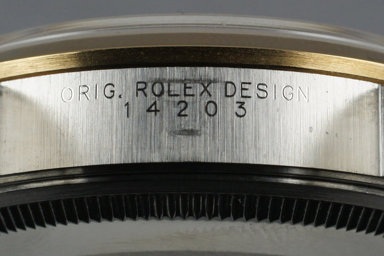 1999 Two Tone Rolex Oyster Perpetual 14203