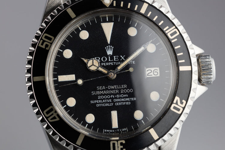 1967 Rolex Patent Pending Sea-Dweller 1665 with Mark 1 Double Red Dial