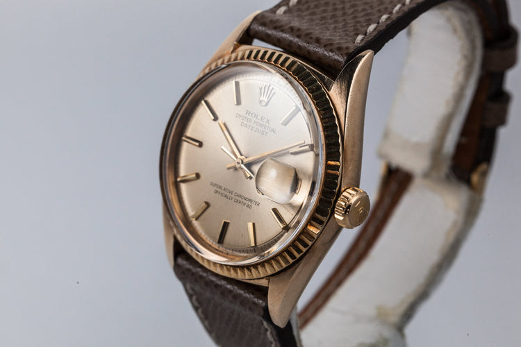 1968 Rolex 18K DateJust 1601