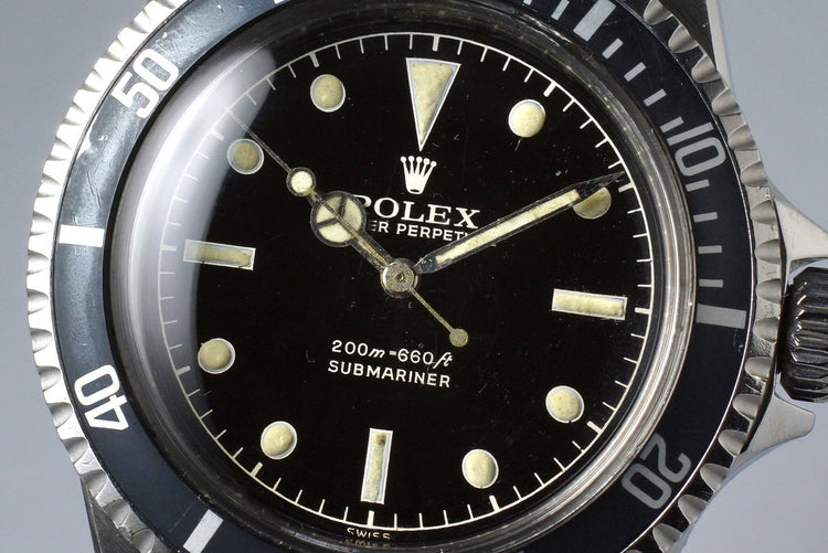 1961 Rolex Submariner 5512 PCG 2 Line “Tulip Crown” Gilt Chapter Ring Dial