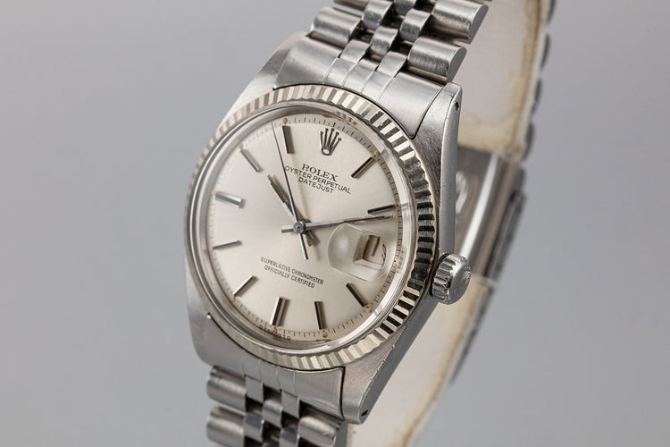 1974 Rolex DateJust 1603 with Silver Sigma Dial