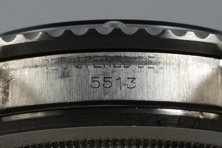 1970 Rolex Submariner 5513 with Serif Dial