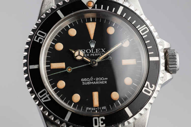 1977 Rolex Submariner 5513 with MK I Maxi Dial