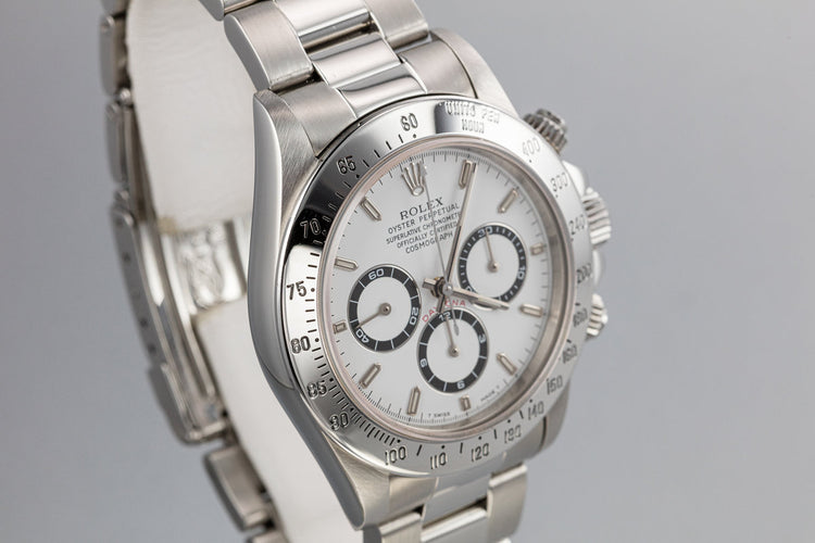 1997 Rolex Zenith Daytona 16520 White Dial with Box