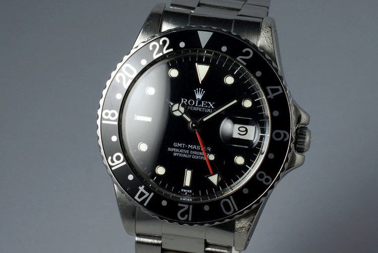 1979 Rolex GMT 16750 Service Dial