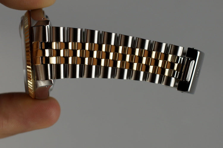 1991 Rolex Two Tone DateJust 16233 Glossy Black Dial